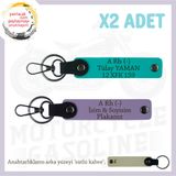 MiaWiki Acil Durum Anahtarlık Motosiklet Severlere Özel, Standart, MH-KAN-MT-6869x2, Mor Menekşe-Koyu Turkuaz-sütlü kahve, üniseks-yetişkin