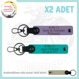 MiaWiki Acil Durum Anahtarlık Motosiklet Severlere Özel, Standart, MH-KAN-MT-8869x2, Mor Menekşe-Koyu Turkuaz-sütlü kahve, üniseks-yetişkin