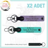 MiaWiki Acil Durum Anahtarlık Motosiklet, Standart, MH-KAN-MT-5911x2, Mor Menekşe-Turkuaz-siyah, üniseks-yetişkin