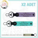 MiaWiki Acil Durum Anahtarlık Motosiklet, Standart, MH-KAN-MT-6912x2, Mor Menekşe-Turkuaz-sütlü kahve, üniseks-yetişkin