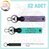 MiaWiki Acil Durum Anahtarlık Motosiklet, Standart, MH-KAN-MT-7913x2, Mor Menekşe-Turkuaz-yeşil, üniseks-yetişkin