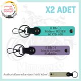 MiaWiki Acil Durum Anahtarlık Motosiklet, Standart, MH-KAN-MT-8912x2, Mor Menekşe-Turkuaz-sütlü kahve, üniseks-yetişkin