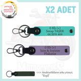 MiaWiki Acil Durum Anahtarlık Motosiklet, Standart, MH-KAN-MT-9913x2, Mor Menekşe-Turkuaz-yeşil, üniseks-yetişkin