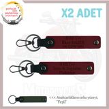 MiaWiki Acil Durum Deri Anahtarlık Bordo-Ysl, Standart, MH-KAN-MT-9529x2, Bordo-yeşil, üniseks-yetişkin