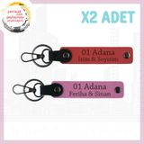 MiaWiki Adana Özel Tasarım Anahtarlık Nar Çiçeği Mor, Standart, MH-KAN-01-2122x2, Nar Çiçeği-Mor Menekşe, üniseks-yetişkin