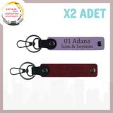 MiaWiki Adana Şıklığı 2'li Anahtarlık Seti Mor-Beyaz, Standart, MH-KAN-01-2089x2, Mor Menekşe-Beyaz, üniseks-yetişkin