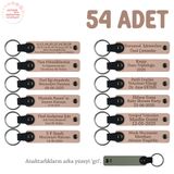 MiaWiki Anneler Günü Kişiselleştirilmiş Anı Anahtarlık, Standart, MH-KAN8520X54, Yavruağzı & Gri, üniseks-yetişkin