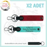 MiaWiki Arkadaşa Armağan Set Anahtarlık, Standart, MH-KAN-MT-5831x2, Kırmızı-Turkuaz-siyah, üniseks-yetişkin