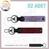 MiaWiki Armağan Motosiklet Anahtarlık 2'li Set, Standart, MH-KAN-MT-6847x2, Mor Menekşe-Bordo-siyah, üniseks-yetişkin
