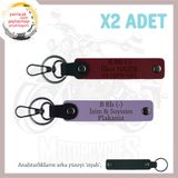 MiaWiki Armağan Motosiklet Anahtarlık 2'li Set, Standart, MH-KAN-MT-8847x2, Mor Menekşe-Bordo-siyah, üniseks-yetişkin