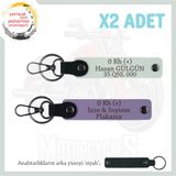 MiaWiki Armağan Motosiklet Anahtarlık 2'li Set, Standart, MH-KAN-MT-9847x2, Mor Menekşe-Bordo-siyah, üniseks-yetişkin