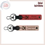 MiaWiki Ayyıldız Kurt Göktürk Temalı Anahtarlık Seti, 11.5 cm x 2.3 cm, MH-KAN-33389x2, nar çiçeği-yavru ağzı, üniseks-yetişkin