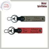 MiaWiki Ayyıldız ve Türkiye İsimli Anahtarlık Seti, Standart, MH-KAN-33653x2, kül gri-nar çiçeği, üniseks-yetişkin