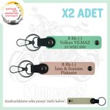 MiaWiki B- Kan Grubu Motosiklet Anahtarlık, Standart, MH-KAN-MT-9282x2, Yavruağzı-Yeşil-sütlü kahve, üniseks-yetişkin