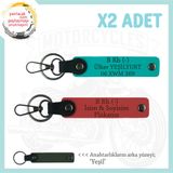 MiaWiki B- Kan Grubu Yazılı Motorcu Anahtarlık, Standart, MH-KAN-MT-8955x2, Nar Çiçeği-Koyu Turkuaz-yeşil, üniseks-yetişkin