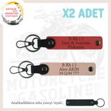 MiaWiki B Rh (-) Kan Grubu Acil Durum Anahtarlık, Standart, MH-KAN-MT-9011x2, Nar Çiçeği-Yavruağzı-siyah, üniseks-yetişkin