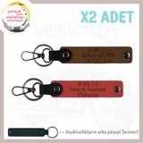 MiaWiki B Rh (+) Kan Grubu Motor Anahtarlık, Standart, MH-KAN-MT-7921x2, Nar Çiçeği-Açık Kahve-lacivert, üniseks-yetişkin