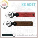 MiaWiki B Rh (-) Kan Grubu Motor Anahtarlık, Tek Ebat, MH-KAN-MT-8921x2, Nar Çiçeği-Açık Kahve-lacivert, üniseks-yetişkin