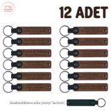 MiaWiki Babalar Günü Hediyesi Kişiye Özel Anahtarlık, Standart, MH-KAN8512X12, Kahverengi & Lacivert, üniseks-yetişkin