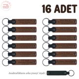 MiaWiki Babalar Günü Kişiselleştirilebilir Anahtarlık, Standart, MH-KAN8542X16, Kahverengi & Siyah, üniseks-yetişkin