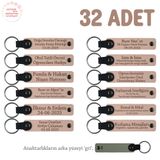 MiaWiki Bebek Mevlidi Hatırası İsim Yazılı Anahtarlık, Standart, MH-KAN8520X32, Yavruağzı & Gri, üniseks-bebek