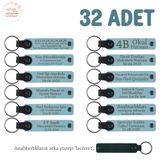 MiaWiki Bebek Mevlidi Hatırası İsim Yazılı Anahtarlık, Standart, MH-KAN8539X32, Gök Mavi & Lacivert, üniseks-bebek
