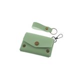 MiaWiki Deri Bozuk Para Cüzdanı ve Anahtarlık Seti Açık Yeşil, Small, MH-CA5515, üniseks-yetişkin