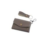 MiaWiki Deri Bozuk Para Cüzdanı ve Anahtarlık Seti Kahverengi, Small, MH-CA5515, üniseks-yetişkin