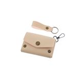 MiaWiki Deri Bozuk Para Cüzdanı ve Anahtarlık Seti Pudra, Small, MH-CA5515, üniseks-yetişkin