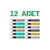 MiaWiki Deri Hatıra Anahtarlığı İsme Özel 12'li, Standart, MH-KAN8613X12, üniseks-yetişkin