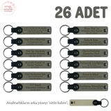 MiaWiki Doğum Yapan Anneye Hediye Anahtarlık Seti, Standart, MH-KAN8513X26, Kül Gri & Sütlü Kahve, üniseks-yetişkin