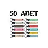 MiaWiki Hentbol Kulüpleri Özel Üretim Anahtarlık Seti, 50'li Set, MH-KAN8655X50, üniseks-yetişkin