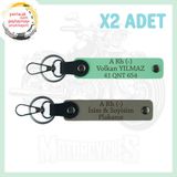 MiaWiki Hız Aşıkları İçin İsim Plaka Kan Grubu Anahtarlık, Standart, MH-KAN-MT-4873x2, Kül Gri-Yeşil, üniseks-yetişkin