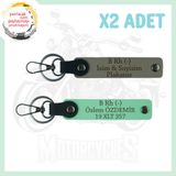 MiaWiki Hız Aşıkları İçin İsim Plaka Kan Grubu Anahtarlık, Standart, MH-KAN-MT-5073x2, Kül Gri-Yeşil, üniseks-yetişkin