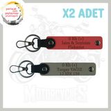 MiaWiki Hız Aşıkları İçin Özel İsim Plaka Anahtarlık, Standart, MH-KAN-MT-4719x2, Nar Çiçeği-Kül Gri, üniseks-yetişkin