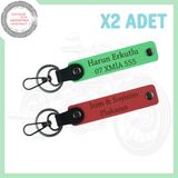 MiaWiki Hız Tutkunlarına Özel İsim ve Plaka Anahtarlığı, Standart, MH-KAN-MT-4116x2, Nar Çiçeği-Fıstık Yeşil, üniseks-yetişkin