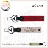 MiaWiki İsim Plaka Kan Grubu Kişiye Özel Anahtarlık Set, Standart, MH-KAN-MT-10815x2, Kırmızı-Pudra-sütlü kahve, üniseks-yetişkin