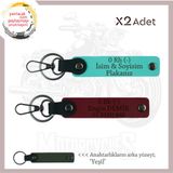 MiaWiki İsim Plaka Kan Grubu Yazılı Anahtarlık Motor, Standart, MH-KAN-MT-11179x2, Turkuaz-Bordo-yeşil, üniseks-yetişkin