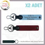 MiaWiki İsim Plaka Kan Grubu Yazılı Anahtarlık Motor, Tek Ebat, MH-KAN-MT-6546x2, Gök Mavi-Bordo-lacivert, üniseks-yetişkin