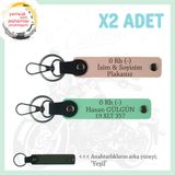 MiaWiki İsim Plaka Kan Grubu Yazılı Motor Anahtarlık, Standart, MH-KAN-MT-11283x2, Yavruağzı-Yeşil-yeşil, üniseks-yetişkin