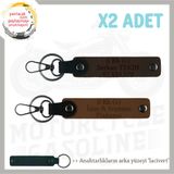 MiaWiki İsim Plaka Kan Grubu Yazılı Motor Anahtarlık, Standart, MH-KAN-MT-9432x2, Açık Kahve-Koyu Kahve-lacivert, üniseks-yetişkin