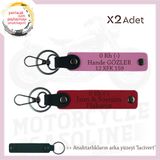 MiaWiki İsim Plaka ve 0 Rh (-) Kan Grubu Anahtarlık, Standart, MH-KAN-MT-10798x2, Kırmızı-Pembe-lacivert, üniseks-yetişkin