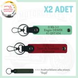 MiaWiki İsim Plaka ve 0 Rh (+) Kan Grubu Anahtarlık, Standart, MH-KAN-MT-9838x2, Kırmızı-Yeşil-yeşil, üniseks-yetişkin