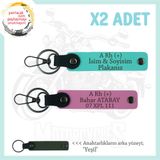 MiaWiki İsim Plaka ve A Rh (+) Kan Grubu Anahtarlık, Standart, MH-KAN-MT-6043x2, Pembe-Turkuaz-yeşil, üniseks-yetişkin