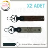 MiaWiki İsim Plaka ve Kan Grubu Kişiselleşmiş Anahtarlık, Standart, MH-KAN-MT-8712x2, Kül Gri-Koyu Kahve-lacivert, üniseks-yetişkin