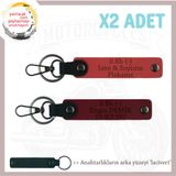 MiaWiki İsim Plaka ve Kan Grubu Yazılı Anahtarlık, Standart, MH-KAN-MT-10931x2, Nar Çiçeği-Bordo-lacivert, üniseks-yetişkin