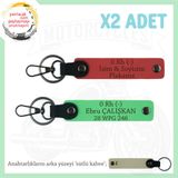 MiaWiki İsim Plaka ve Kan Grubu Yazılı Anahtarlık, Standart, MH-KAN-MT-10938x2, Nar Çiçeği-Fıstık Yeşil-sütlü kahve, üniseks-yetişkin