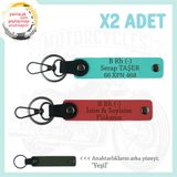 MiaWiki İsim Plaka ve Kan Grubu Yazılı Hediye Anahtarlık, Standart, MH-KAN-MT-8998x2, Nar Çiçeği-Turkuaz-yeşil, üniseks-yetişkin