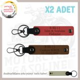 MiaWiki İsim Plaka ve Kan Grubu Yazılı Motor Anahtarlık, Standart, MH-KAN-MT-8923x2, Nar Çiçeği-Açık Kahve-sütlü kahve, üniseks-yetişkin