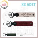 MiaWiki İsim Plaka ve Kan Grubu Yazılı Motorsiklet Anahtarlığı, Standart, MH-KAN-MT-10054x2, Pudra-Bordo-yeşil, üniseks-yetişkin